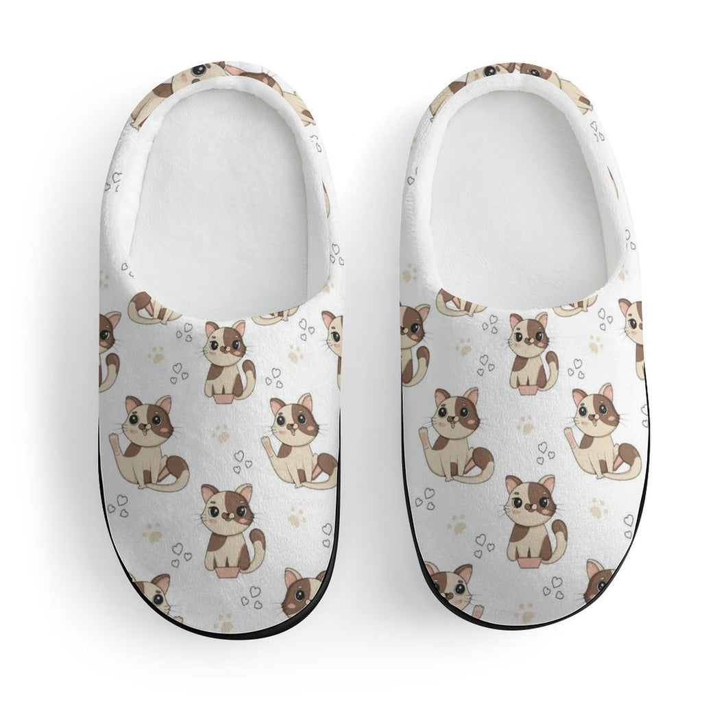 Cheeky Cats Kids Cotton Slippers Kids Cotton Slippers animal Printed Offshore