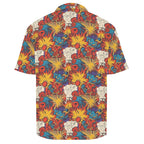 Comic Book Explosions Men's Crinkle Hawaiian Shirt