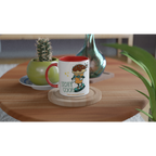 Personalise - Stay Cool, Ice Cream - White 11oz Ceramic Mug Personalised Mug customise Globally Fulfilled personalise Retro