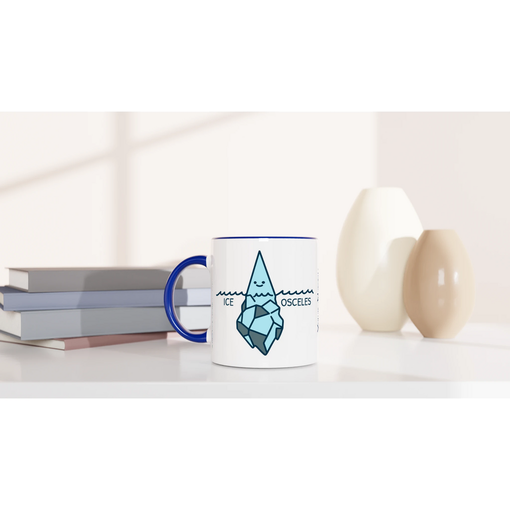 Personalise - Ice-Osceles - White 11oz Ceramic Mug Personalised Mug customise Globally Fulfilled Maths personalise Science
