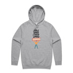 Read Books, Change The World - Mens Hoodie Grey Marle Mens Hoodie Printed In Australia Reading