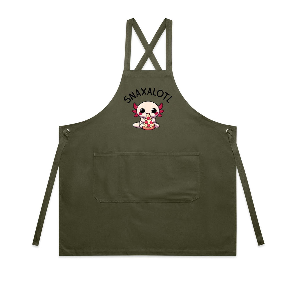 Snaxalotl, Axolotl Pizza - AS Colour Carrie Apron