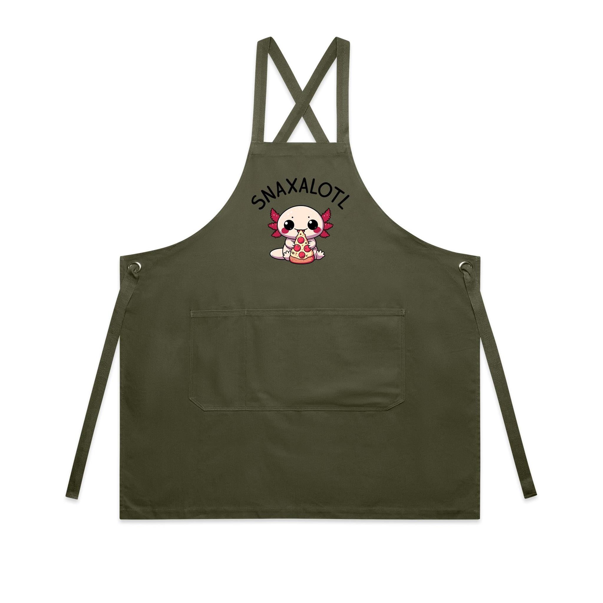 Snaxalotl, Axolotl Pizza - AS Colour Carrie Apron