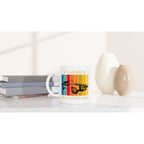 Classics Never Get Old White 11oz Ceramic Mug White 11oz Mug Dad Globally Fulfilled