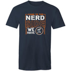 Come To The Nerd Side, We Have Pi - Mens T-Shirt Navy Mens T-shirt Maths Printed In Australia Sci Fi
