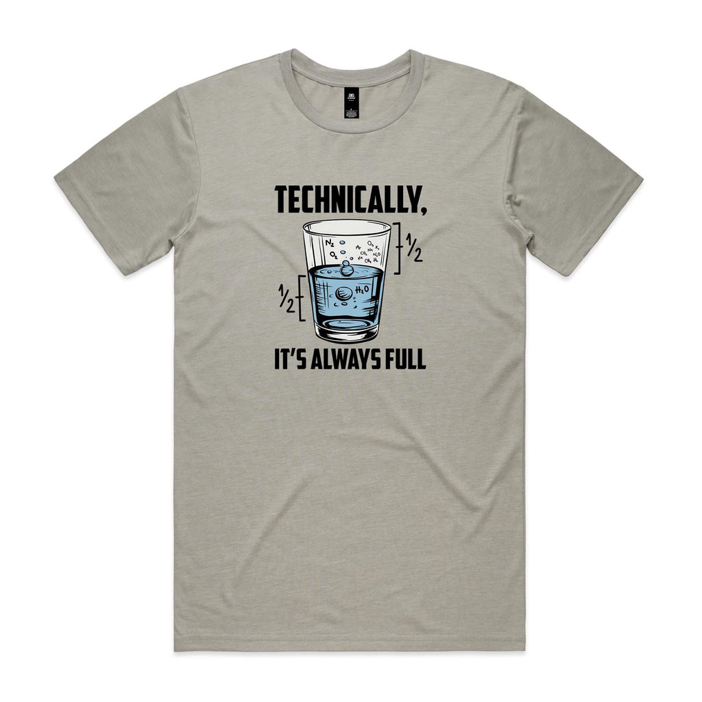 Glass Half Full Men's AS Colour T-shirt