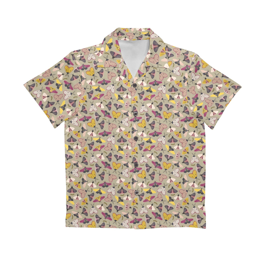 Pretty Moths Senior Kids Hawaiian Shirt