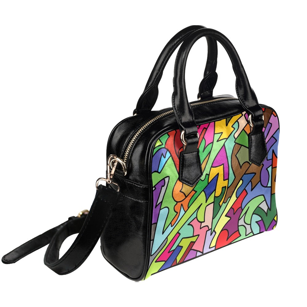 Bright Abstract - Shoulder Handbag (Model 1634) Shoulder Handbags (1634)