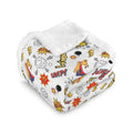 Super Dog Double-Layer Fleece Blanket 51"x59" One Size Double-Layer Throw Blanket Printed Offshore