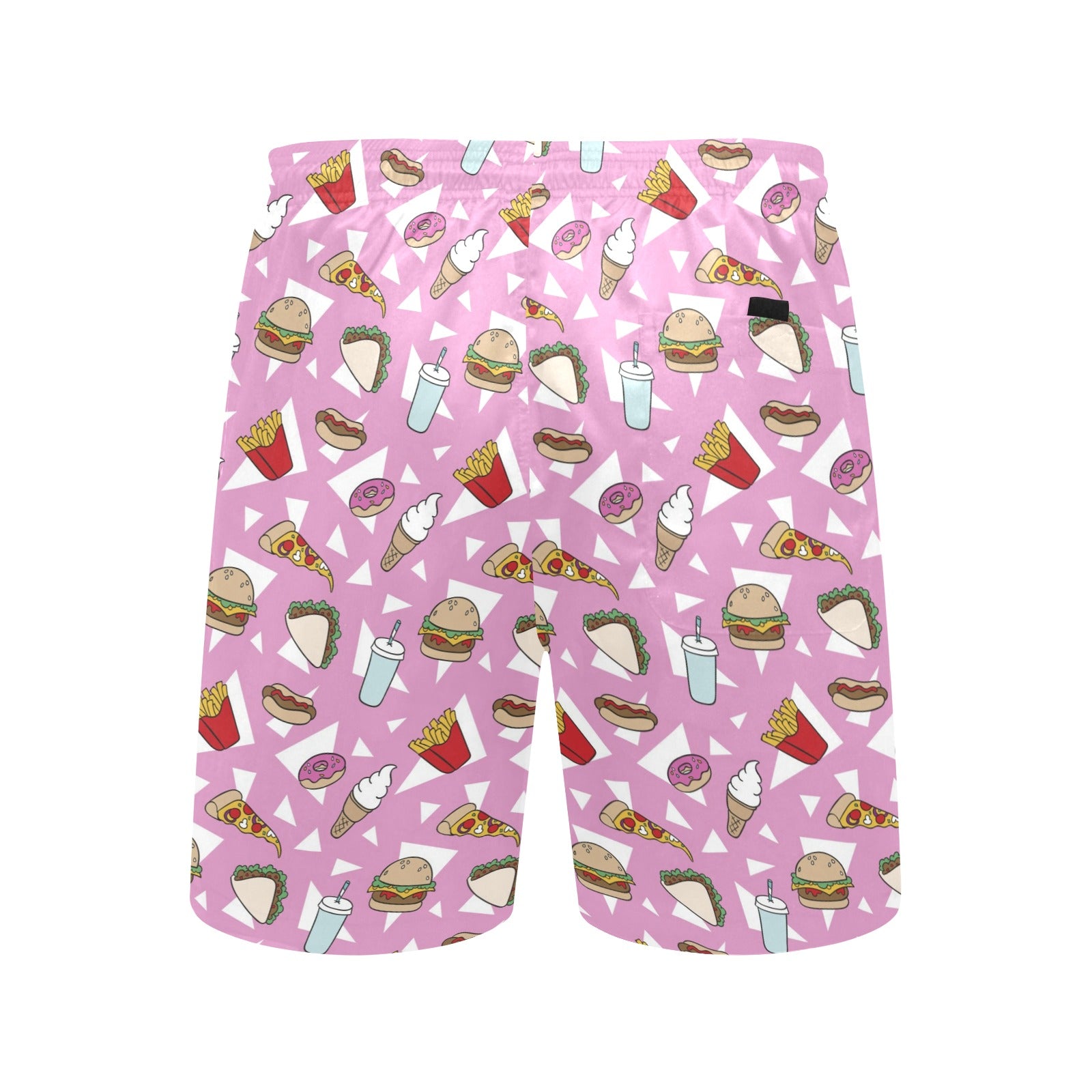Fast Food - Men's Mid-Length Beach Shorts Men's Mid-Length Beach Shorts Food Printed Offshore