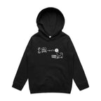 Cat String Theory Physics Kids AS Colour Hoodie