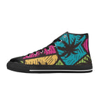 Palm Trees - Women's High Top Canvas Shoes