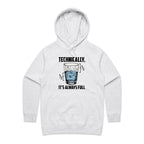 Glass Half Full Women's AS Colour Hoodie