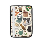 All The Coffee Car Seat Belt Cover 7''x10'' (Pack of 2) Car Seat Belt Cover 7x10 (Pack of 2) Coffee Printed Offshore