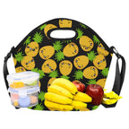 Cool Pineapples - Neoprene Lunch Bag Neoprene Lunch Bag Printed Offshore