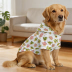 Cactus Pots And Flowers Pet Hoodie (Large Size)