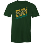 The Best Dad In The Galaxy - Mens T-Shirt Forest Green Mens T-shirt Dad Printed In Australia