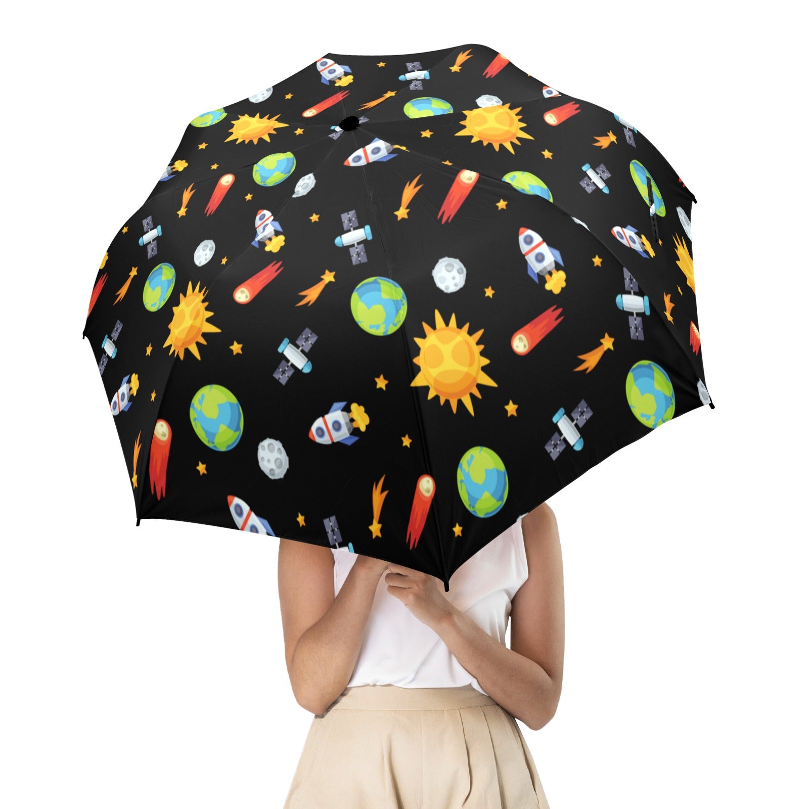 Busy Space - Semi-Automatic Foldable Umbrella (Model U12) Semi-Automatic Foldable Umbrella (U12)
