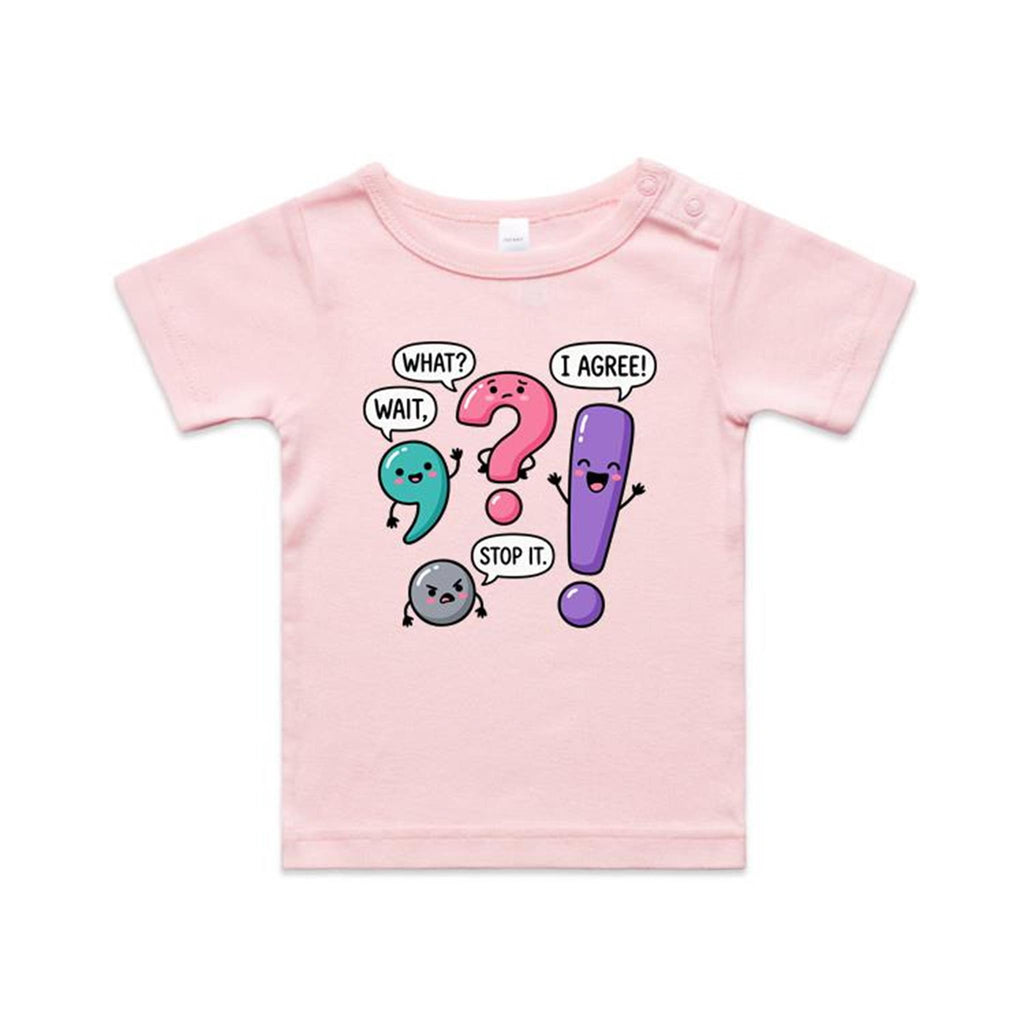 Funny Punctuation AS Colour Baby T-shirt