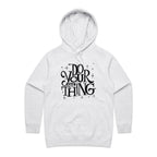 Do Your Own Thing - Womens Hoodie White Marle Womens Hoodie Printed In Australia
