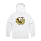 Dachshund, I've Got Friends In Low Places Men's AS Colour Hoodie White Mens Hoodie animal Printed In Australia
