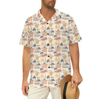 Beach Shack Men's Short Sleeve Hawaiian Shirt Men's Hawaiian Shirt (New) Printed Offshore Surf