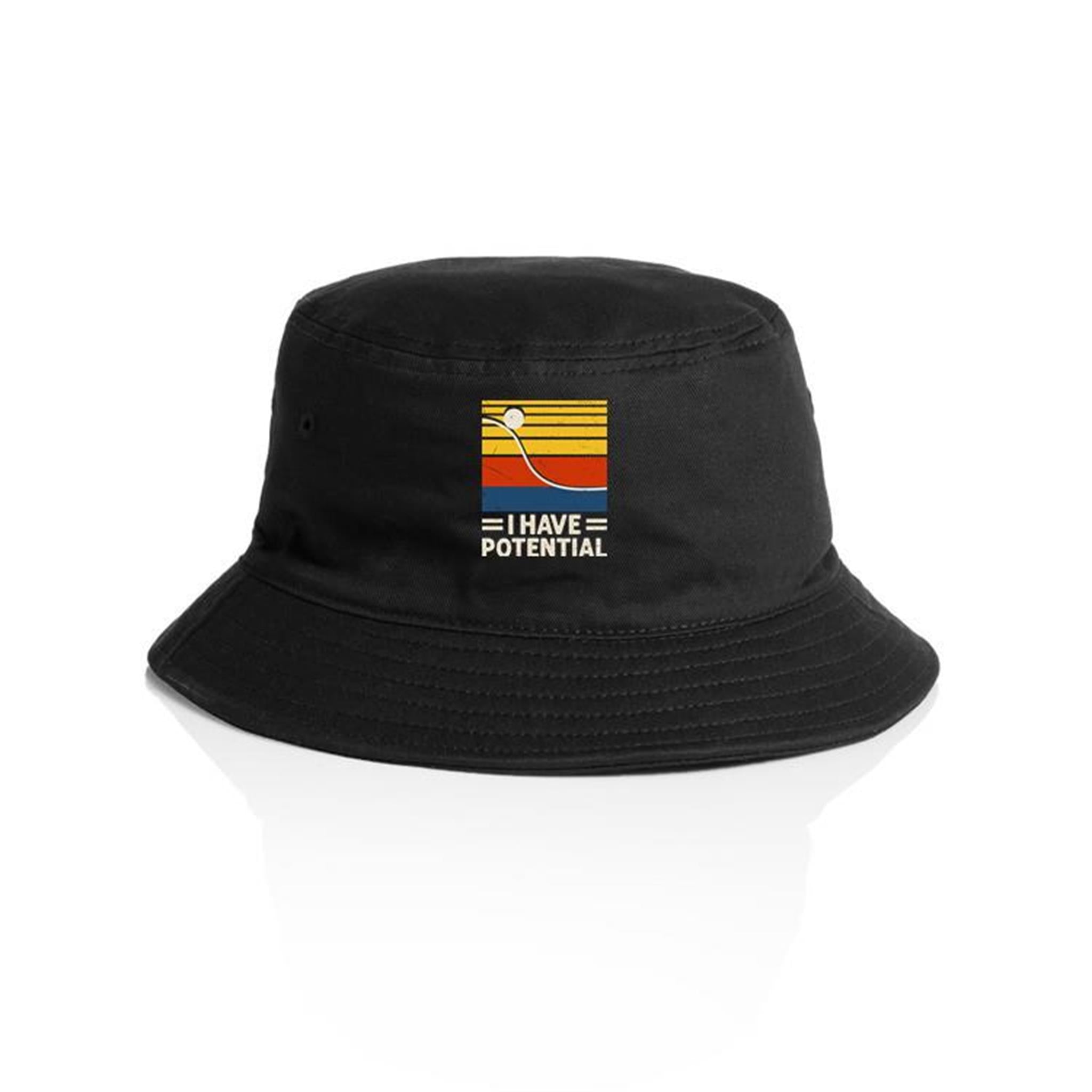 I Have Potential, Physics - AS Colour Bucket Hat Black One Size As Colour Bucket Hat Printed In Australia Science