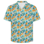 Pineapple Coconut Men's Crinkle Hawaiian Shirt