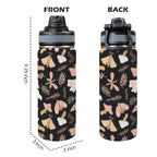 Magic Moth - Insulated Water Bottle with Dual-Use Lid (18oz) Insulated Water Bottle with Dual-Use Lid (18oz) Printed Offshore