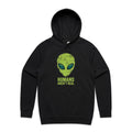 Alien, Humans Aren't Real Men's AS Colour Hoodie