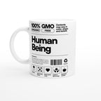 Human Being Product Label, Definition - White 11oz Ceramic Mug Default Title White 11oz Mug Funny Globally Fulfilled