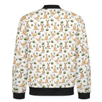Kangaroos Men's Casual Zip‑Up Bomber Jacket
