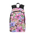 Bright Pink Floral - Fabric Backpack