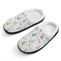 Quirky Dinosaurs Kids Cotton Slippers black Kids Cotton Slippers Printed Offshore