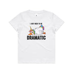 Dramatic Unicorn Goose Kid's AS Colour T-shirt White Kids Youth T-shirt animal Printed In Australia