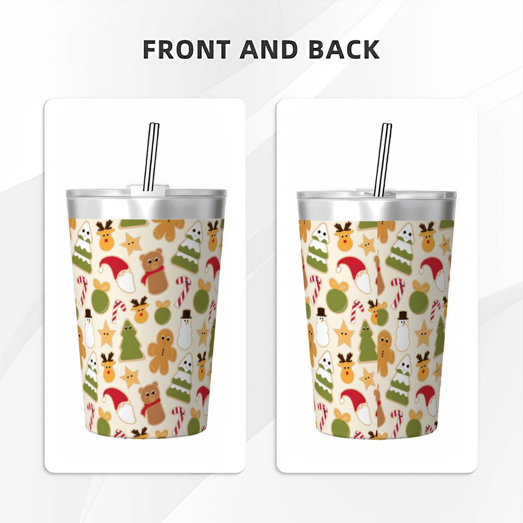 Cute Christmas Small Stainless Steel Travel Mug Cup 12oz/350ml