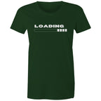 Loading - Womens T-shirt Forest Green Womens T-shirt Printed In Australia Tech