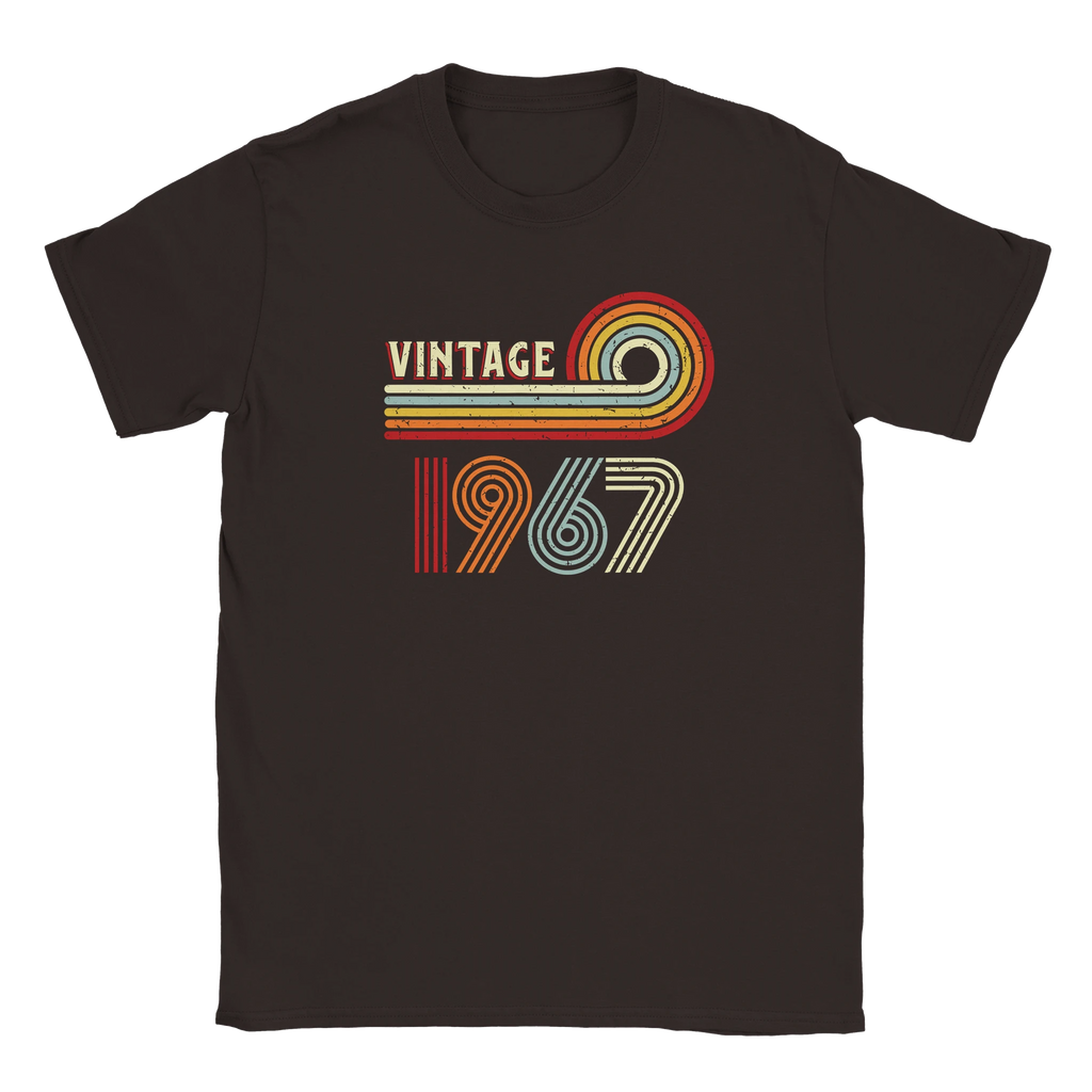 Personalise - Vintage Birth Year - Classic Unisex Crewneck T-shirt | Gildan® 64000 Personalised T-shirt