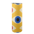 Eyes on Yellow - 20oz Tall Skinny Tumbler with Lid and Straw