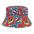Comic Book Cells Kids Bucket Hat black Kids Bucket Hat comic Printed Offshore