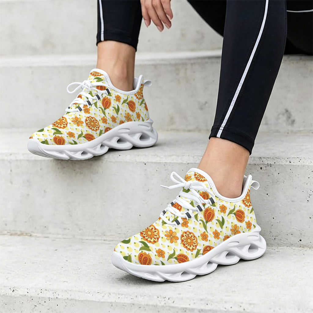 Graphic Floral Women's Twisted Sole Sneakers
