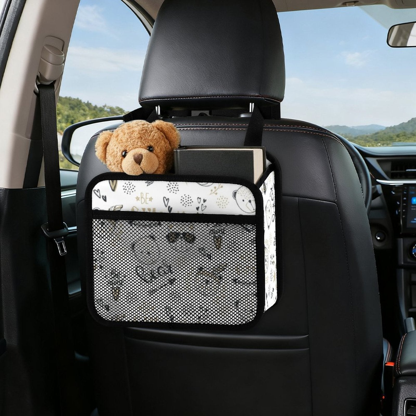 Bears Car Seat Back Organiser Car Seat Back Organiser animal Printed Offshore