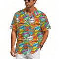 Comic Book 2 Men's Crinkle Hawaiian Shirt