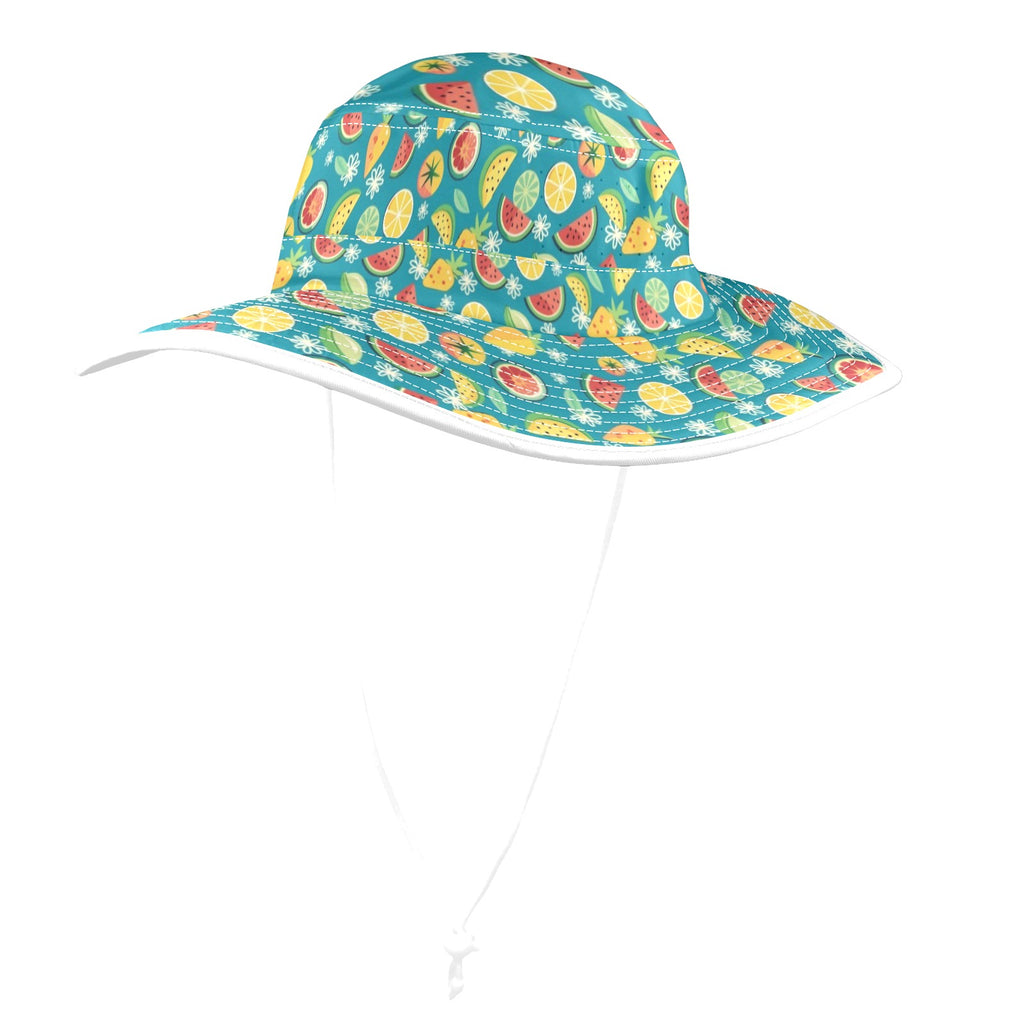 Summer Fruit Wide Brim Bucket Hat Wide Brim Bucket Hat Food Printed Offshore