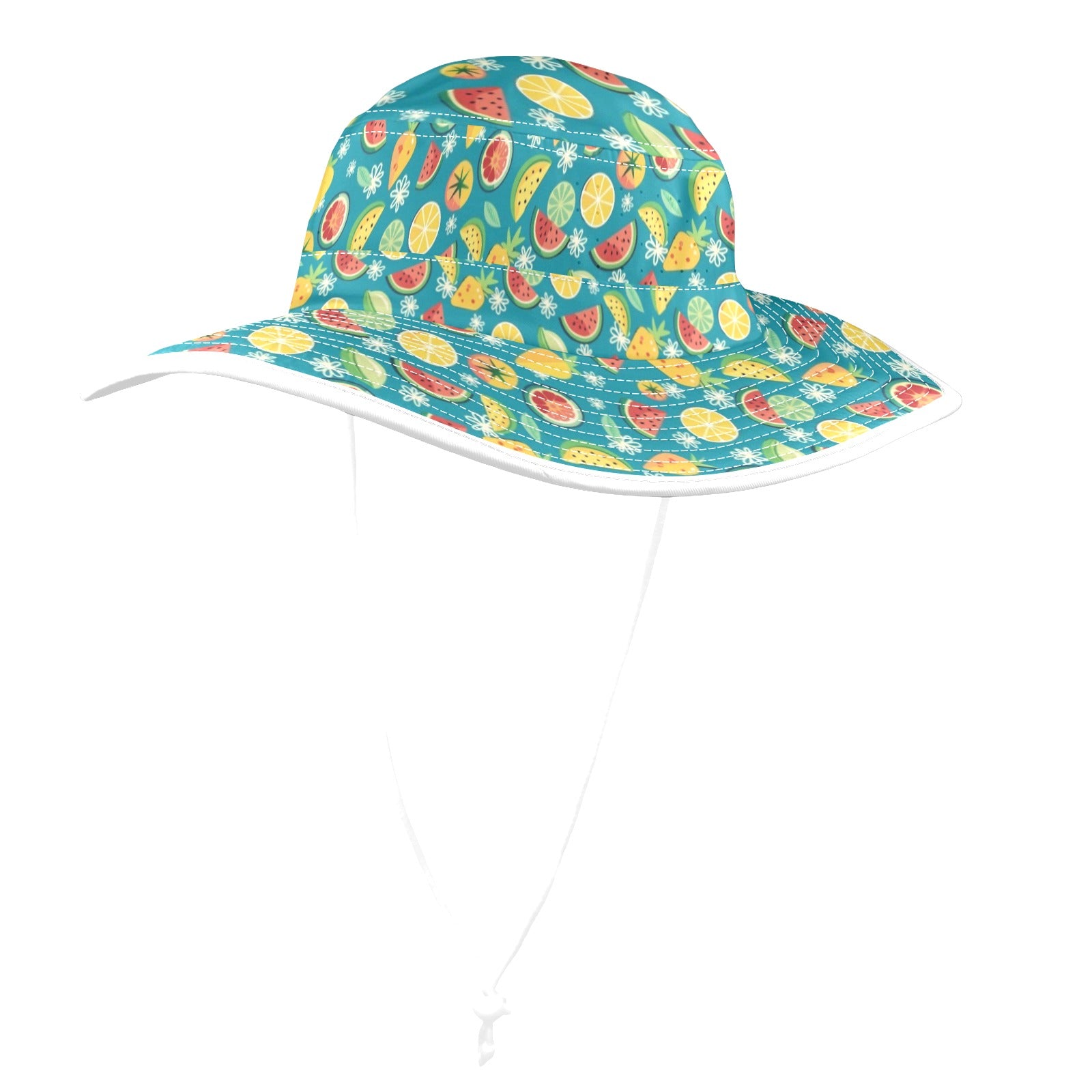 Summer Fruit Wide Brim Bucket Hat Wide Brim Bucket Hat Food Printed Offshore