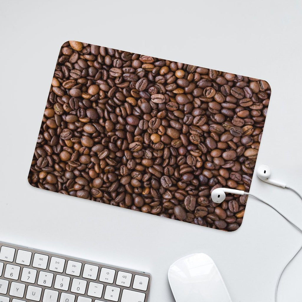 Coffee Beans Leather Mouse Pad Leather Mouse Pad Coffee Printed Offshore