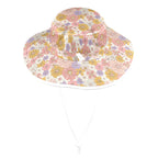 Faded Floral Wide Brim Bucket Hat Wide Brim Bucket Hat Plants Printed Offshore
