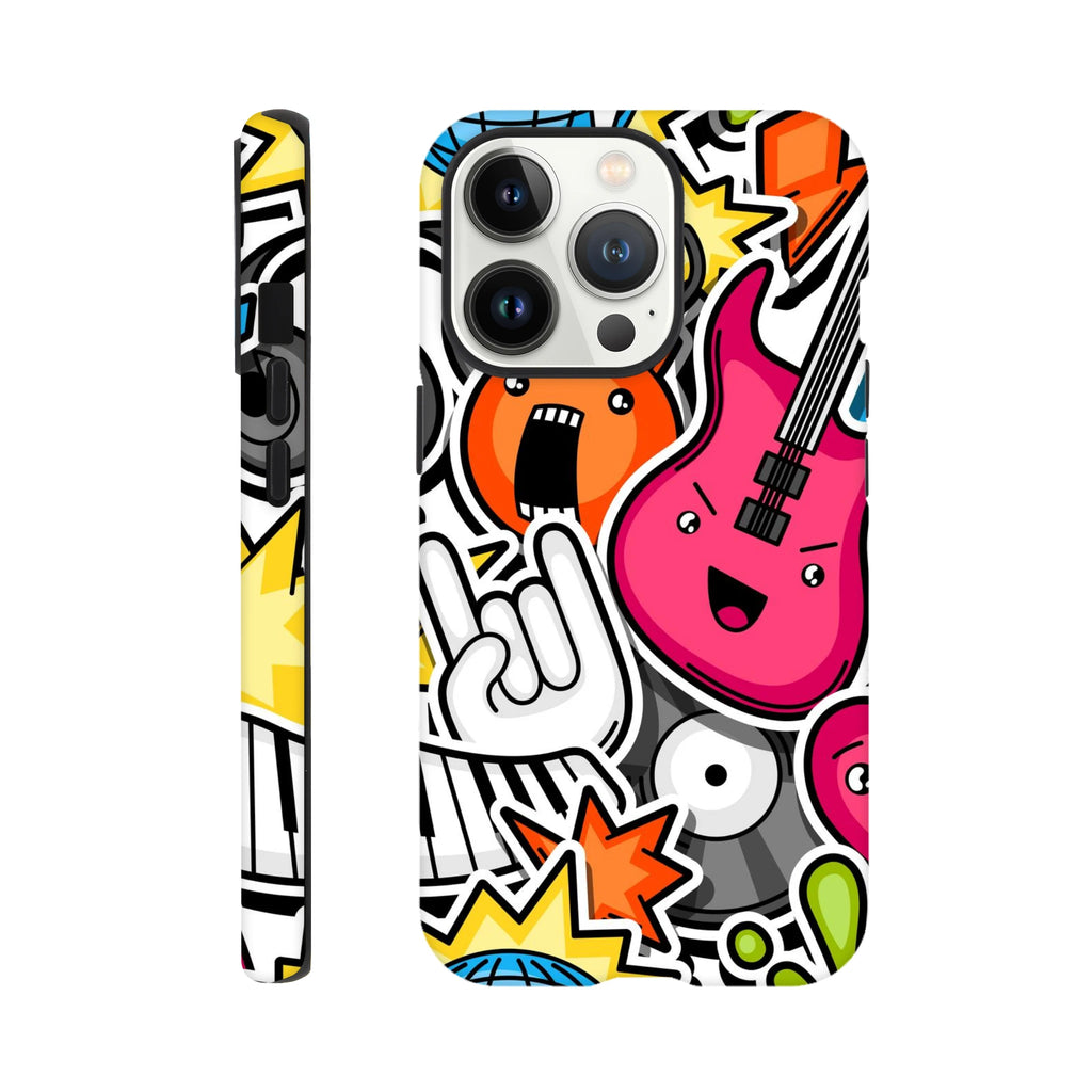 Sticker Music - Apple iPhone Tough case iPhone 13 Pro iPhone Tough Case Globally Fulfilled Music