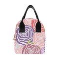 Abstract Roses - Zipper Lunch Bag One Size Zipper Lunch Bag Printed Offshore
