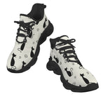 Black Cats Women's Twisted Sole Sneakers